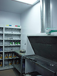 Комнаты для приготовления красок